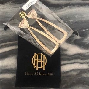 House of Harlow gold earrings